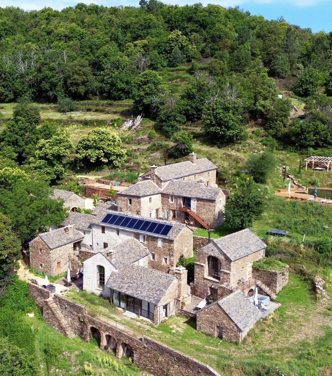 vue d'ensemble domaine Le Verdier